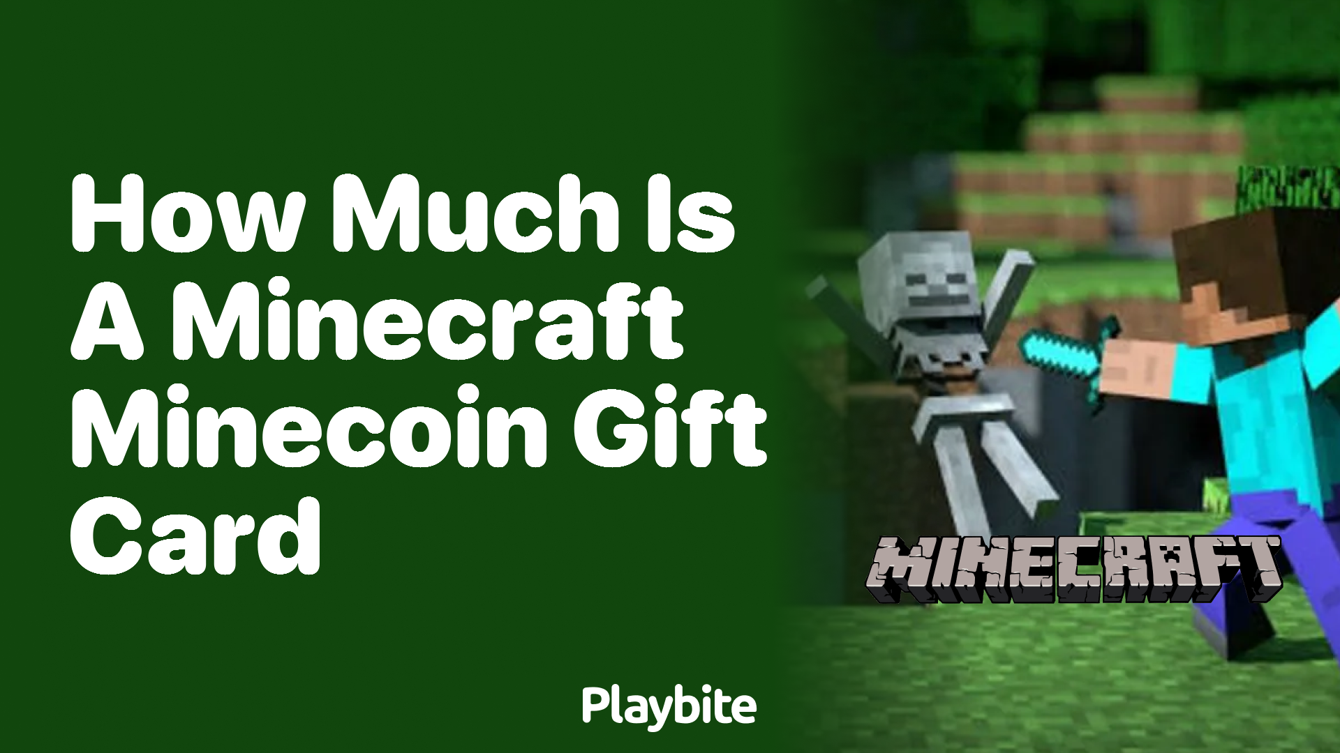 How Much Does a Minecraft Minecoin Gift Card Cost?