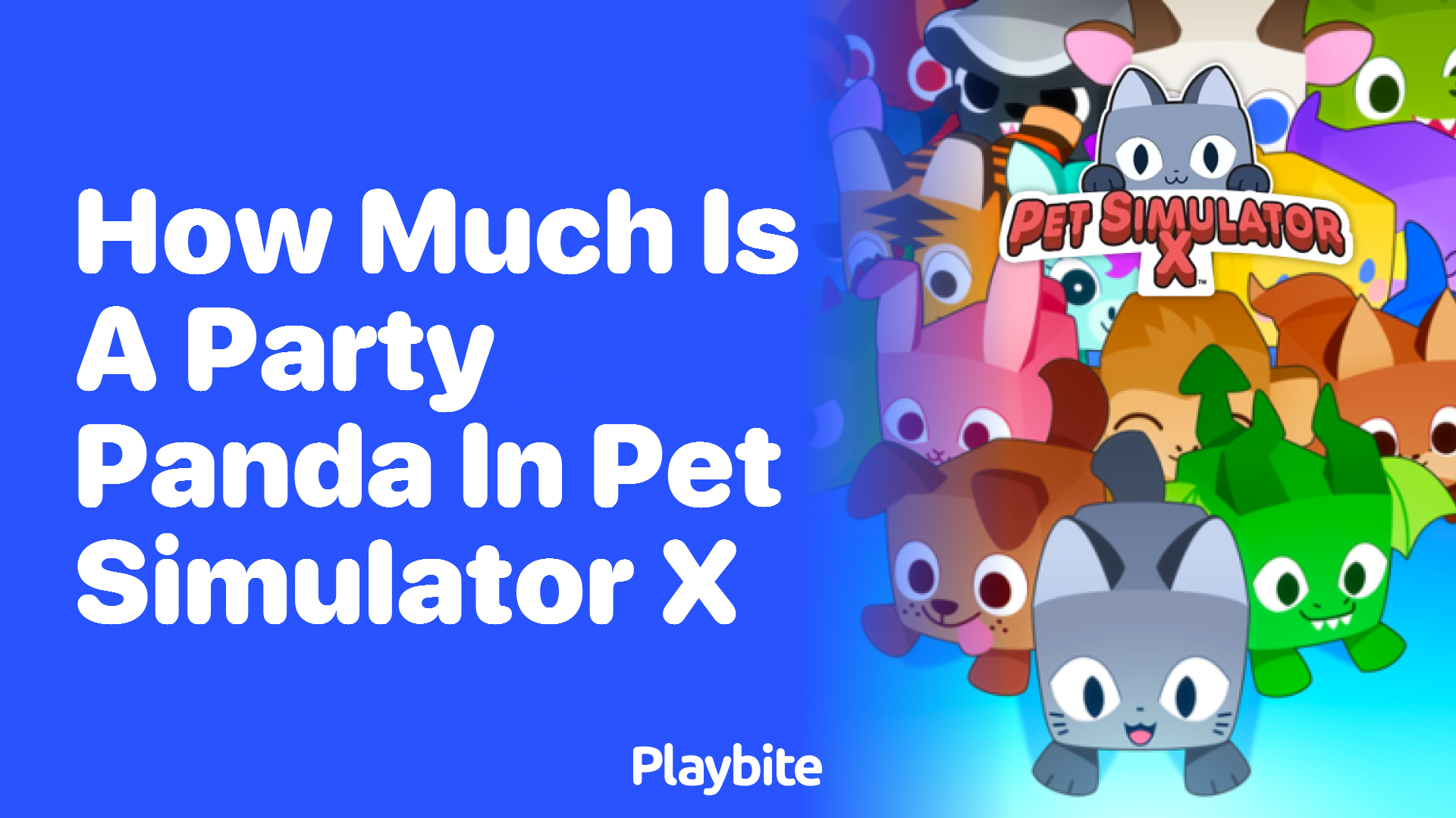 How much is a Party Panda in Pet Simulator X?