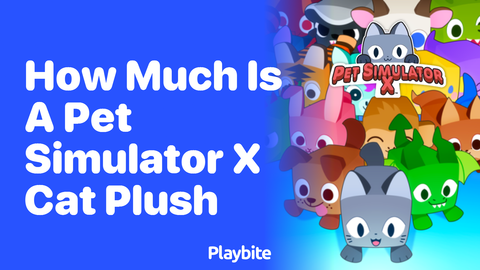 How Much Does a Pet Simulator X Cat Plush Cost?