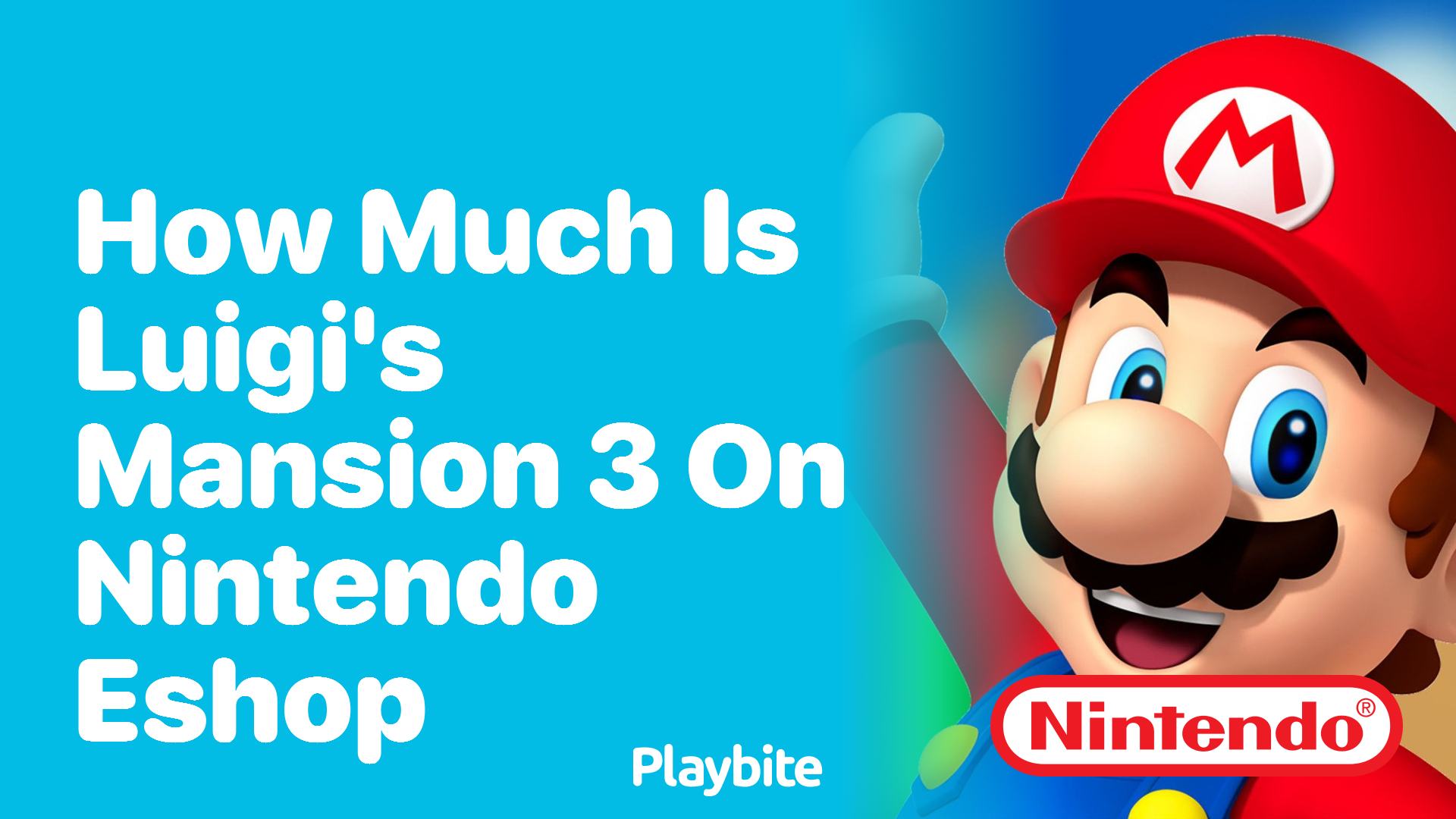 How Much Is Luigi&#8217;s Mansion 3 on Nintendo eShop?