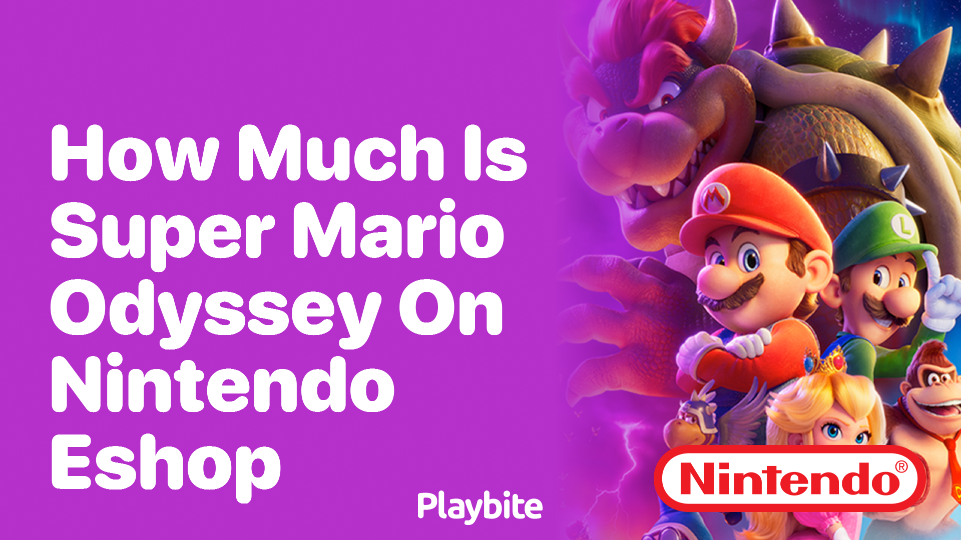 How Much is Super Mario Odyssey on Nintendo eShop?