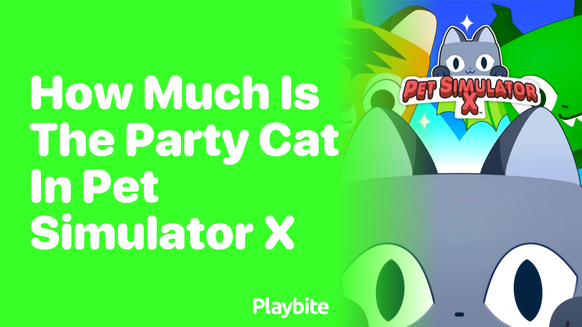 How Much is the Party Cat in Pet Simulator X? Discover the Price!