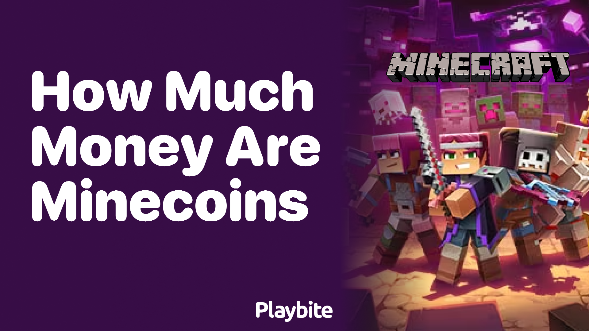 How Much Money Are Minecoins?