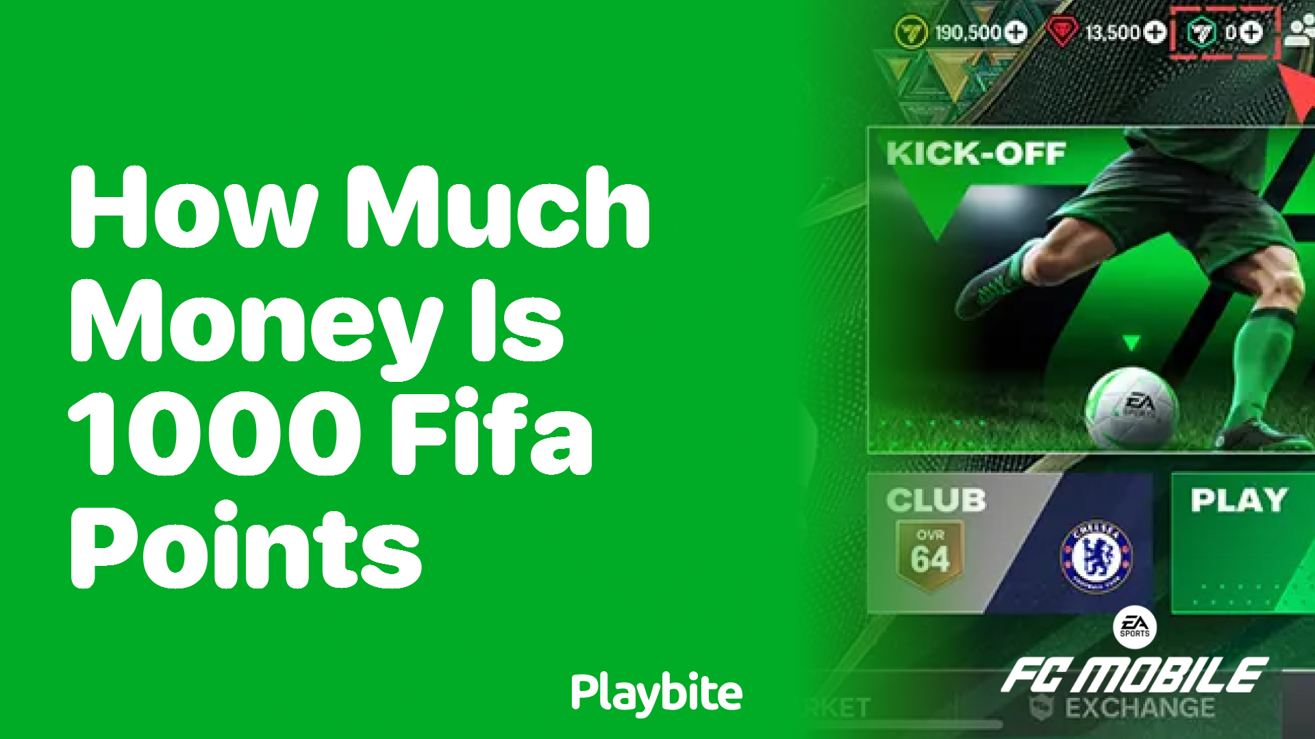 How Much Money is 1000 FIFA Points in EA Sports FC Mobile?