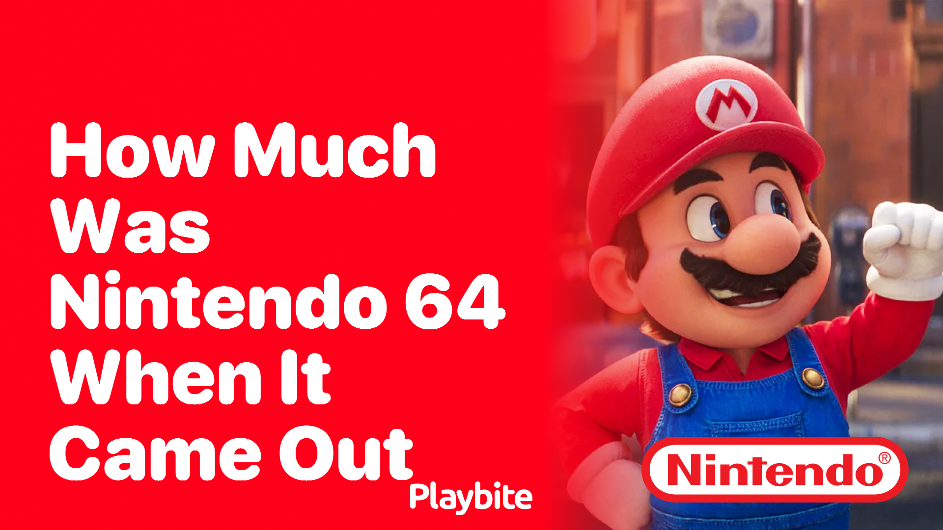 How Much was the Nintendo 64 When It Launched?