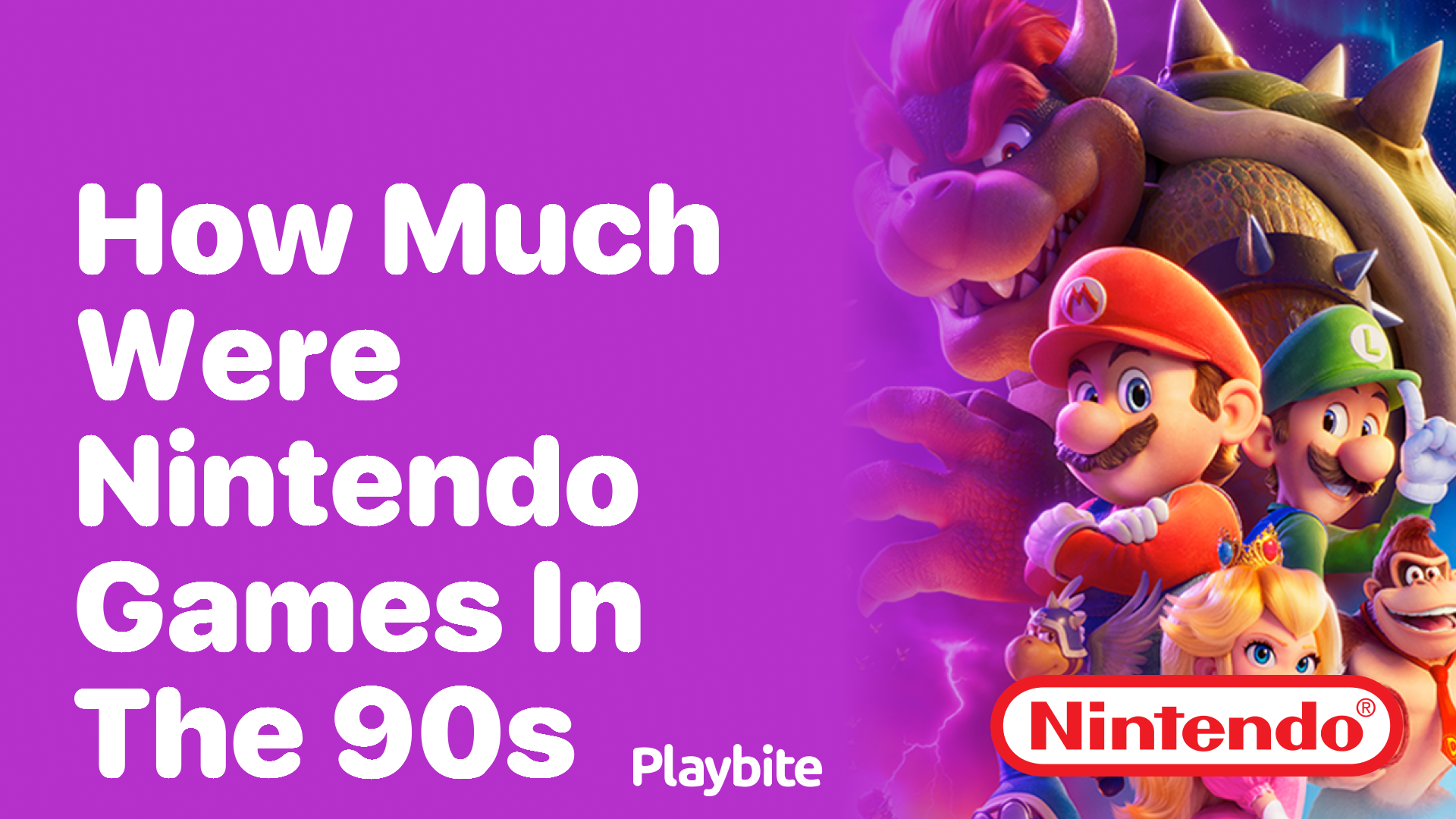 How Much Were Nintendo Games in the 90s? - Playbite