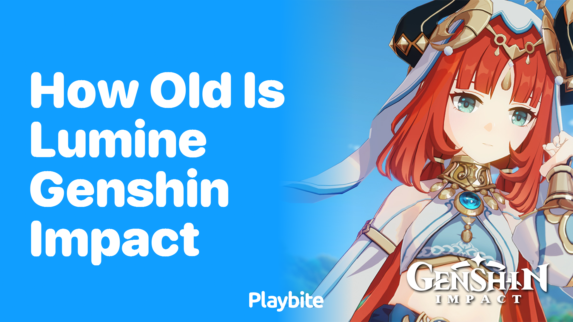 How Old is Lumine in Genshin Impact? - Playbite