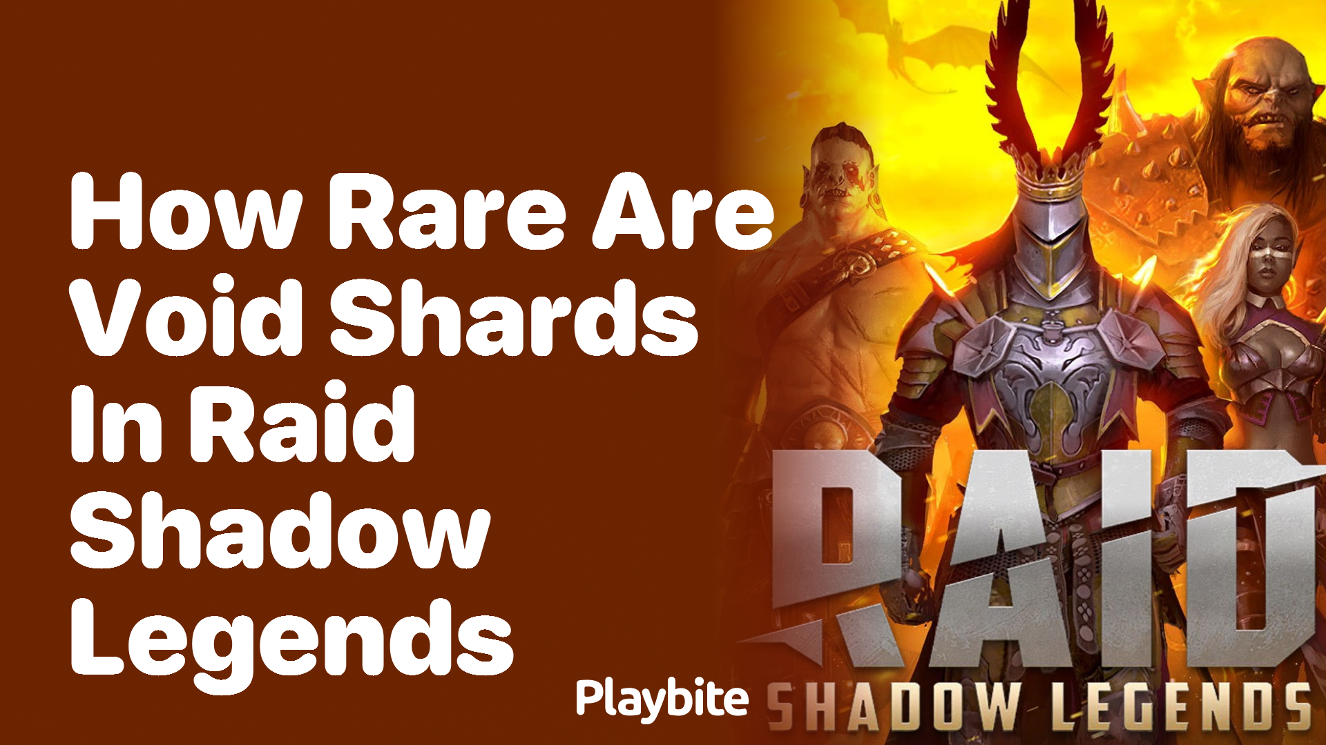 How Rare Are Void Shards in Raid Shadow Legends?