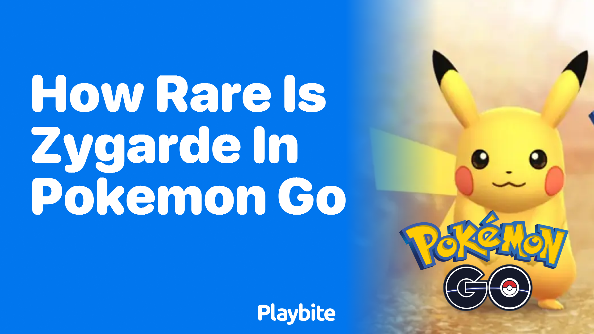 How Rare Is Zygarde in Pokemon GO? - Playbite