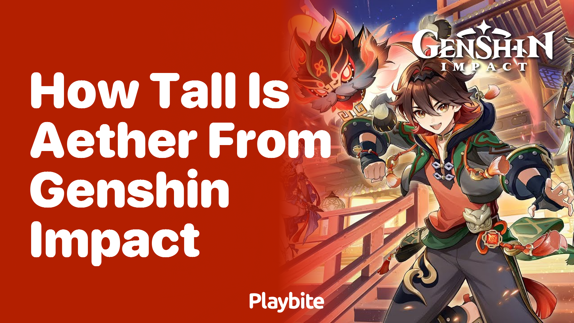 How Tall Is Aether From Genshin Impact?