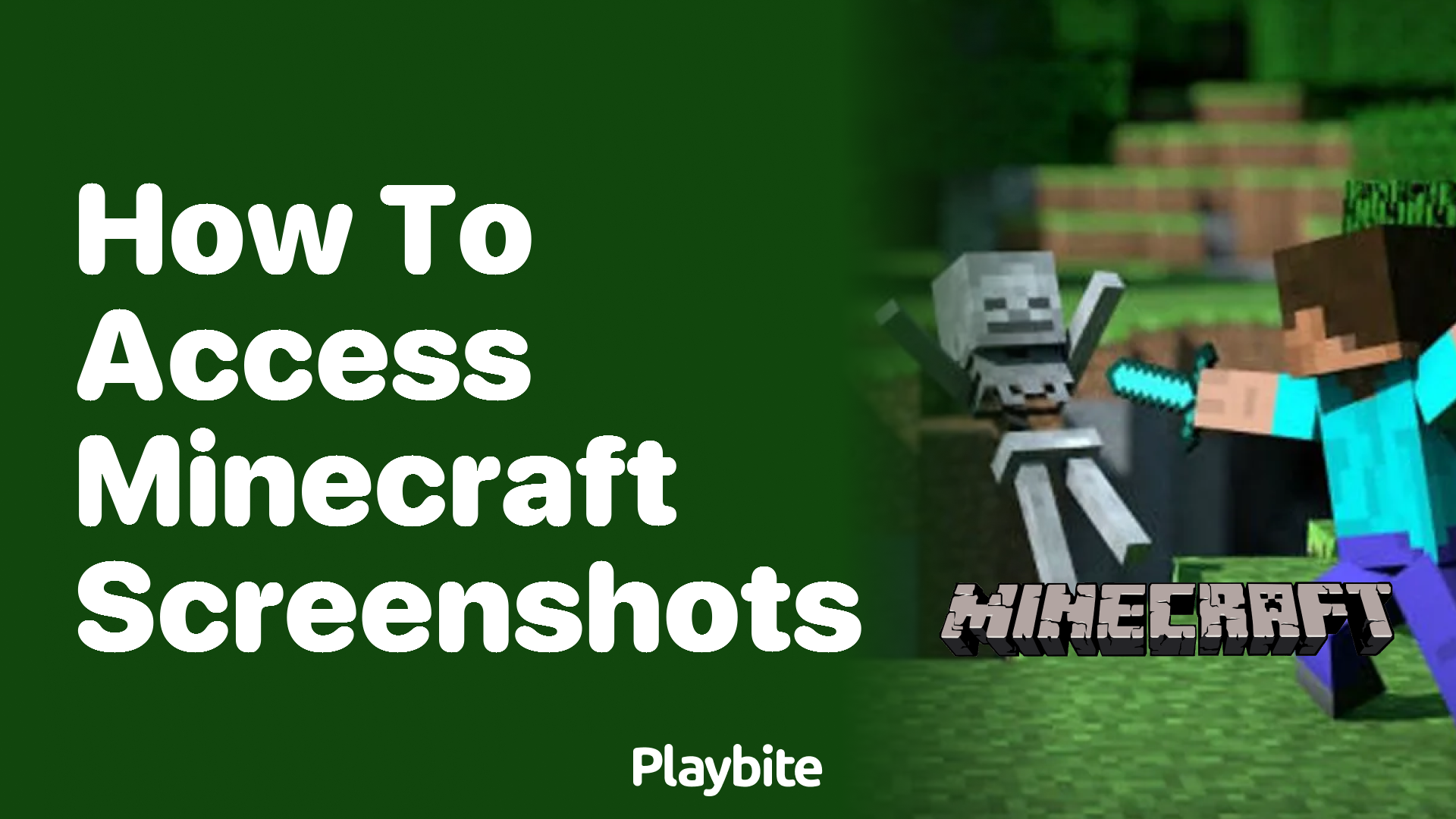 How to Access Minecraft Screenshots: A Quick Guide