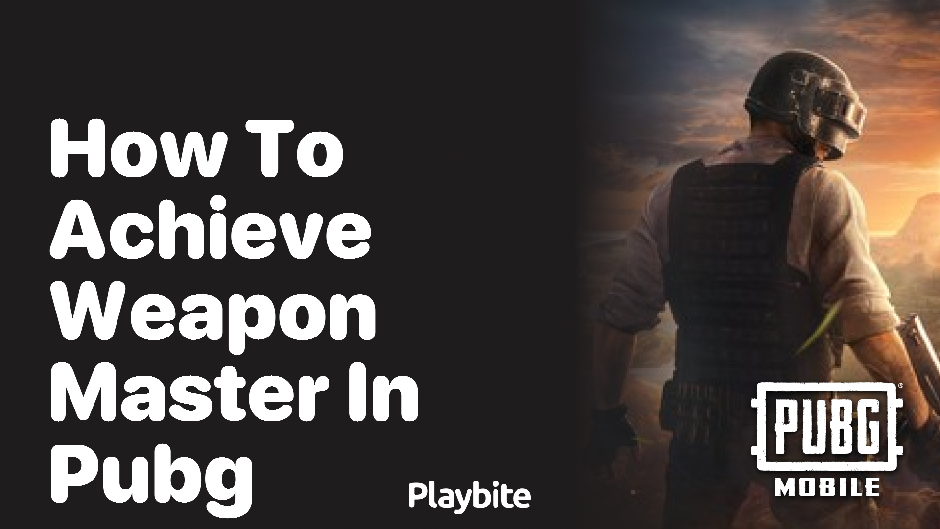 How to Achieve Weapon Master in PUBG Mobile