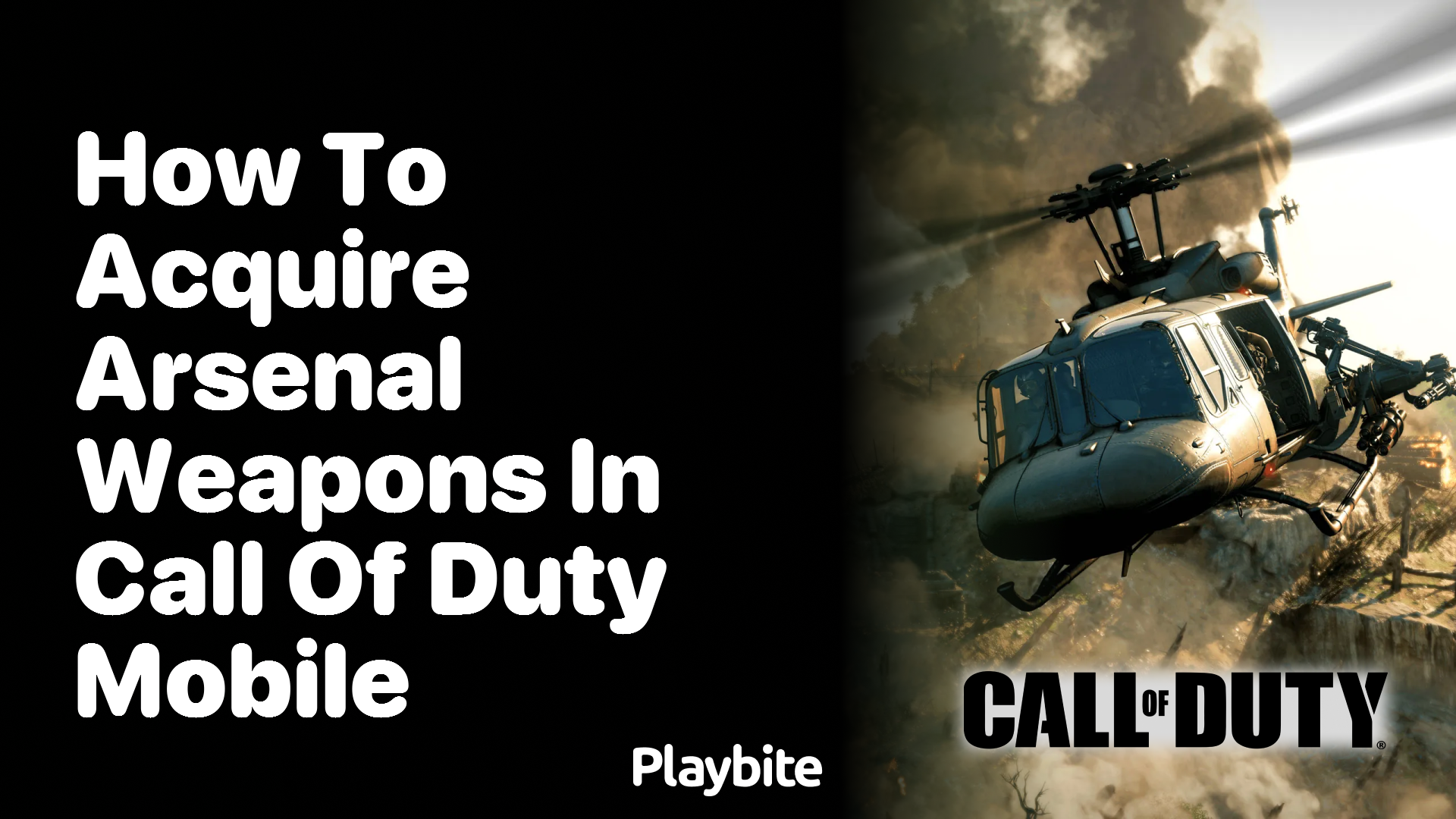 How to Acquire Arsenal Weapons in Call of Duty Mobile