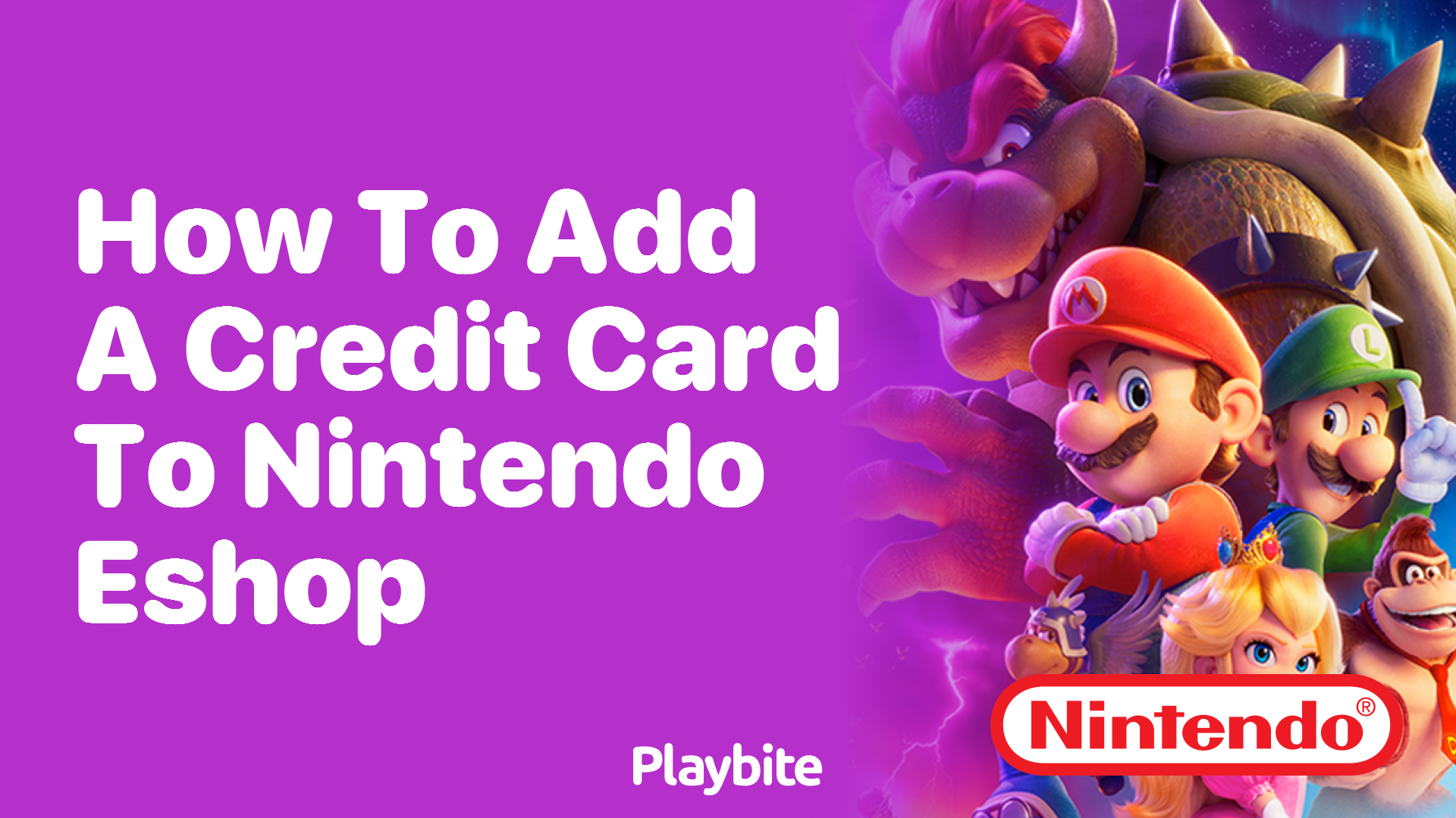 How to Add a Credit Card to Nintendo eShop