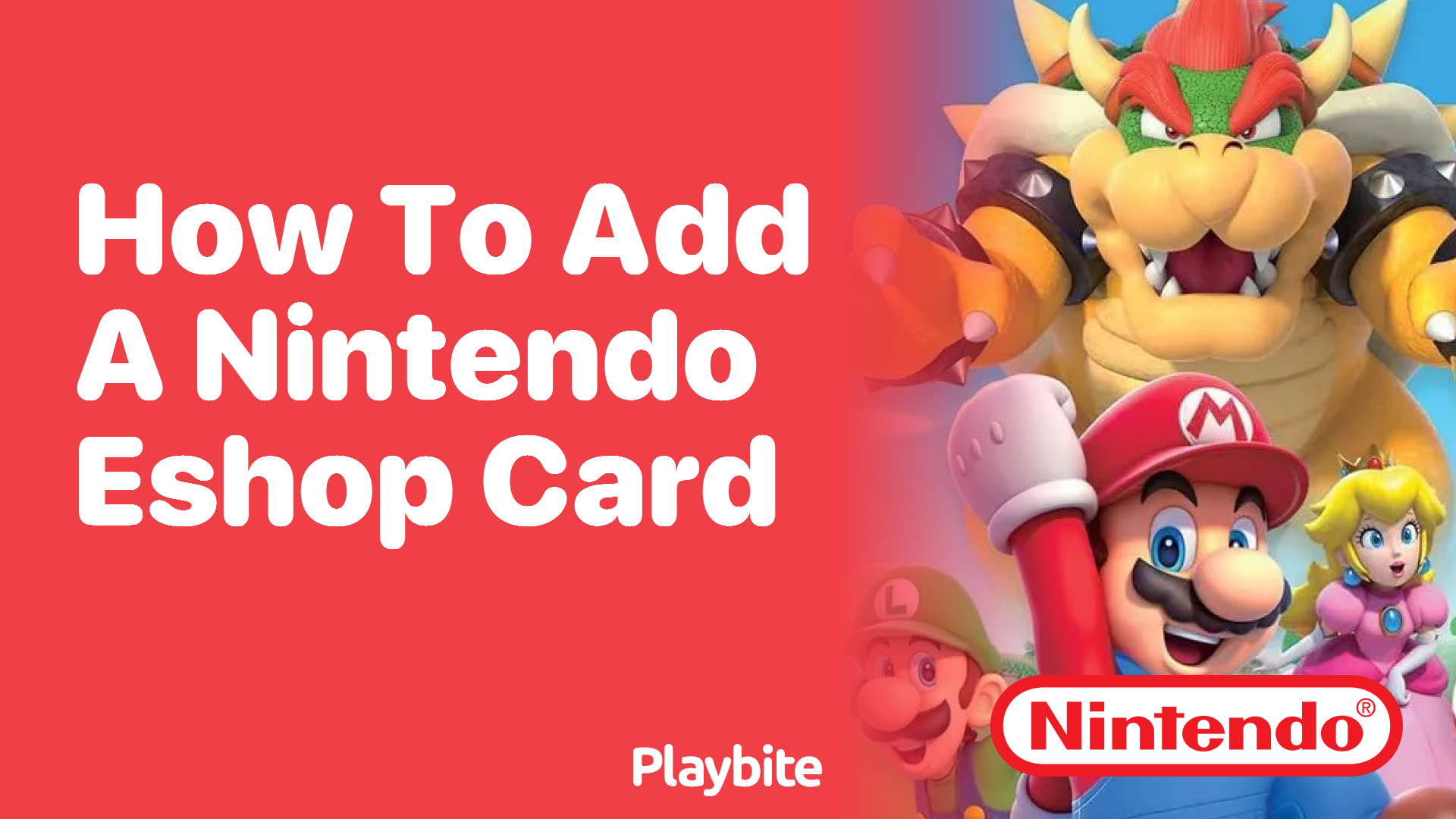 How to Add a Nintendo eShop Card to Your Account