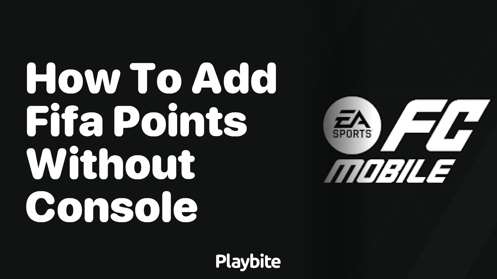 How to Add FIFA Points Without Using a Console