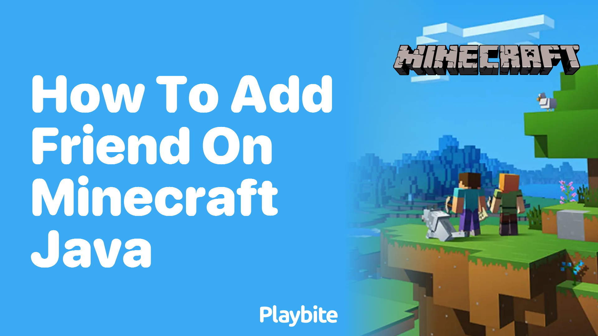 How to Add a Friend on Minecraft Java