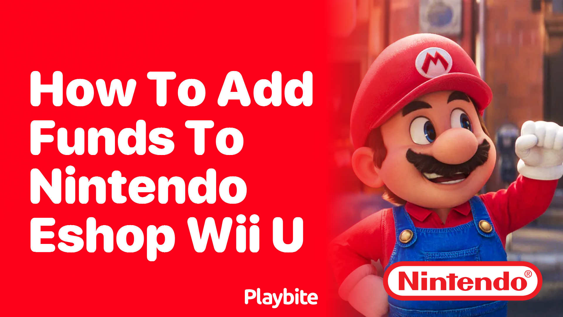 How to Add Funds to Nintendo eShop on Your Wii U