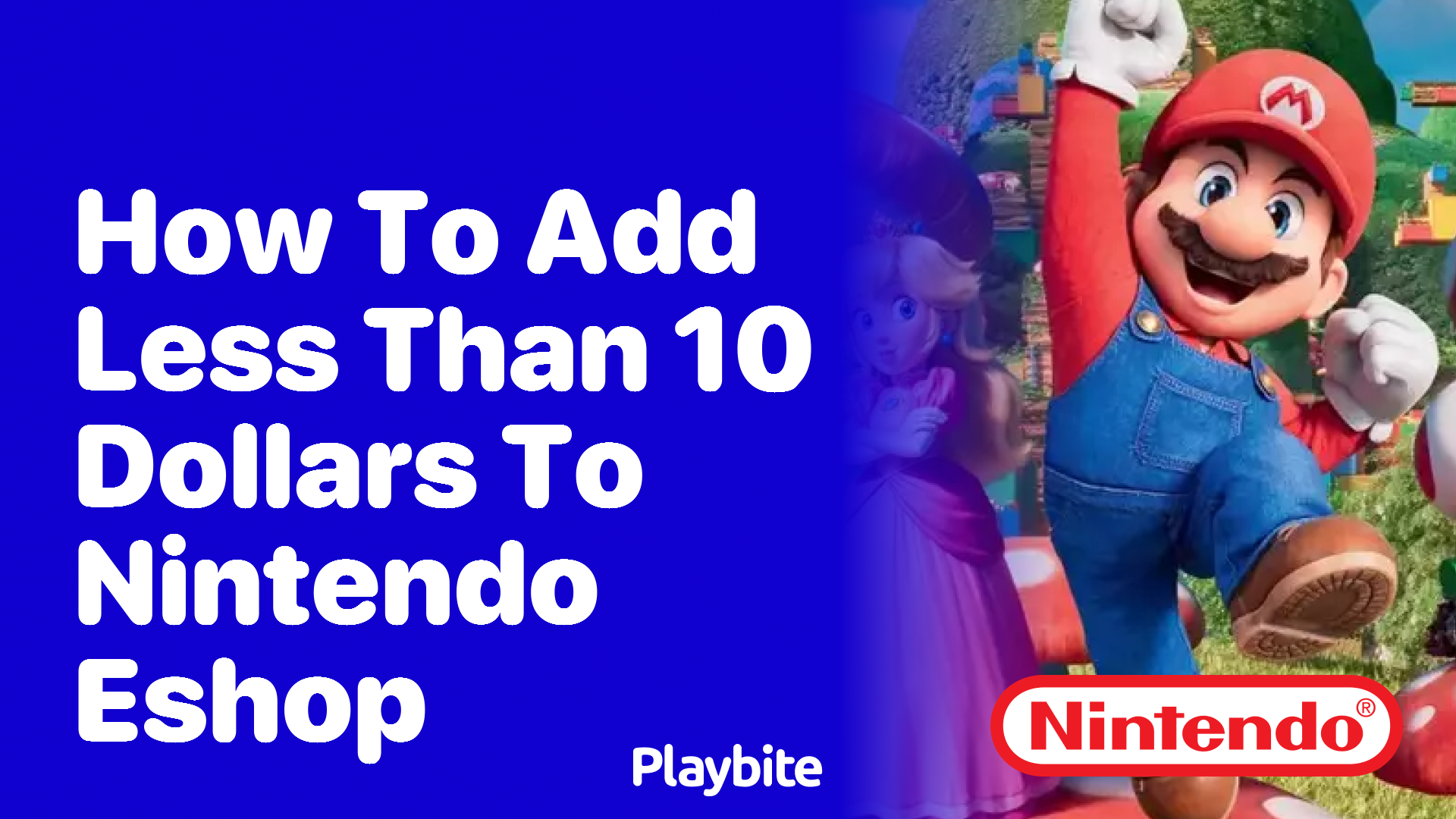 How to Add Less Than $10 to Nintendo eShop - Playbite