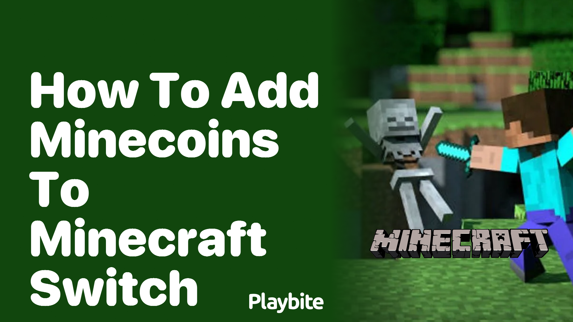 How to Add Minecoins to Minecraft on the Nintendo Switch