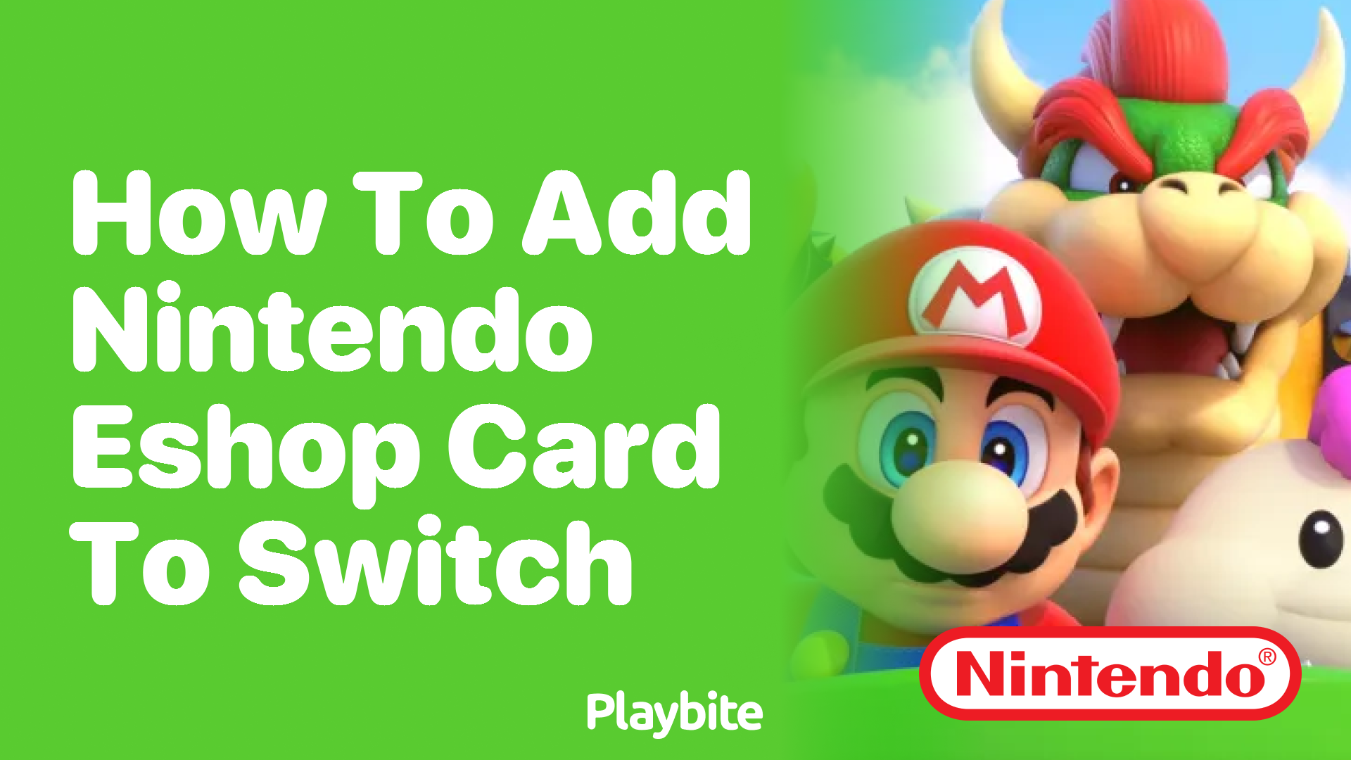 How to Add a Nintendo eShop Card to Your Switch