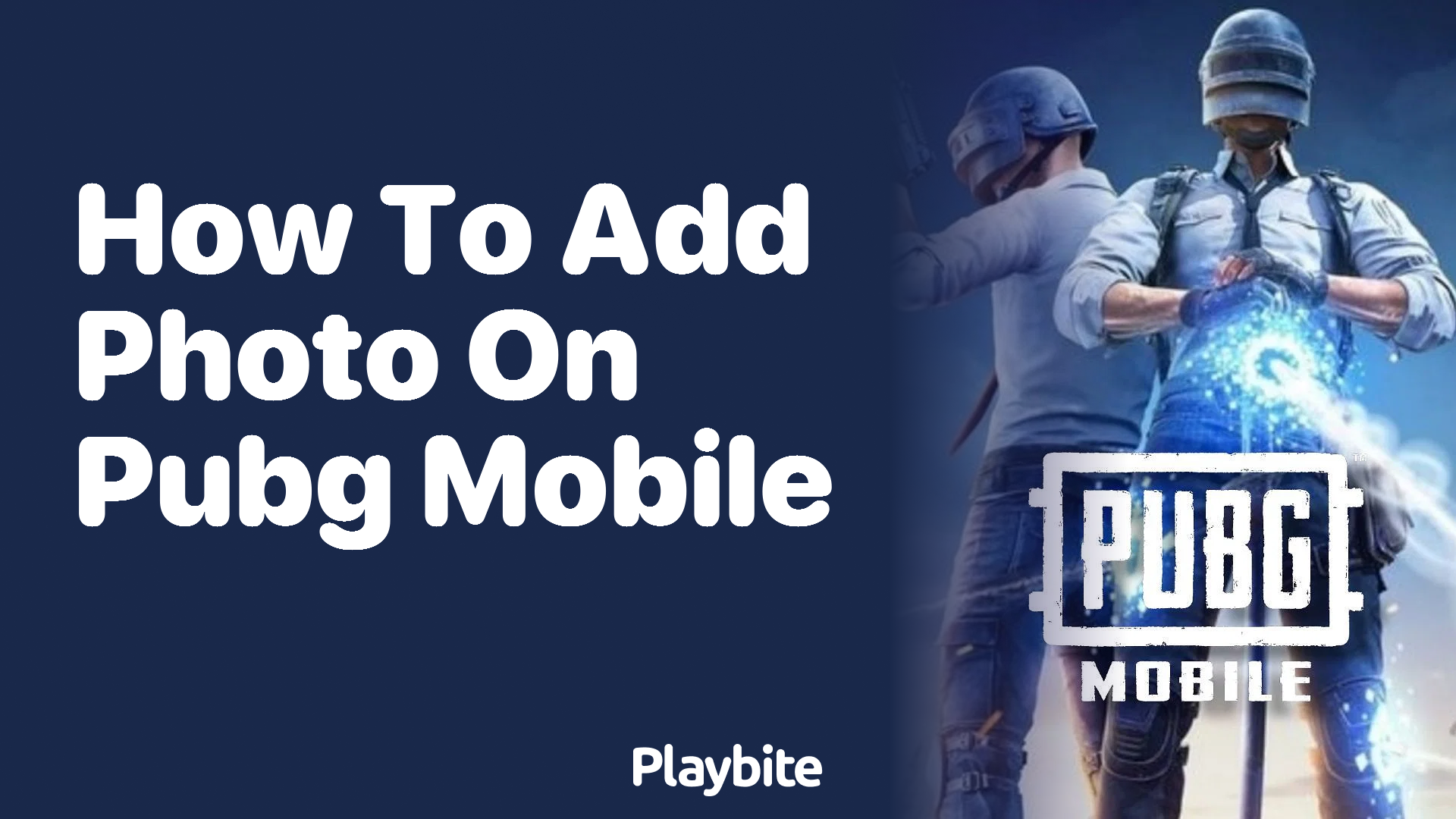 How to Add a Photo on PUBG Mobile