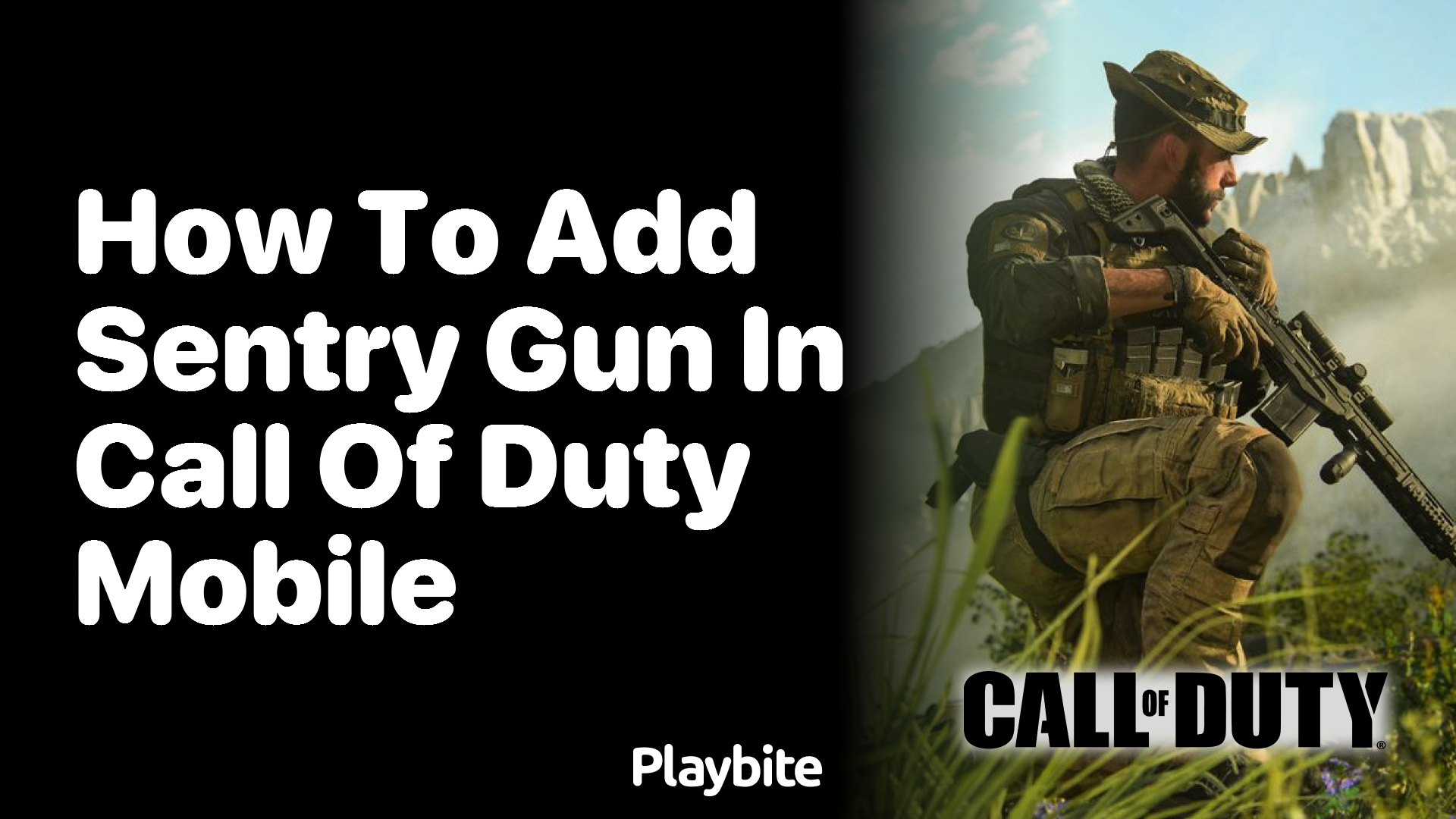 How to Add Sentry Gun in Call of Duty Mobile