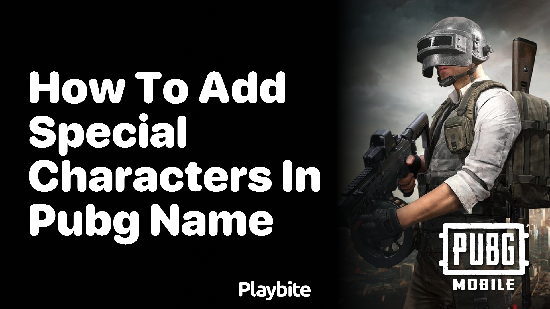 How to Add Special Characters in Your PUBG Name