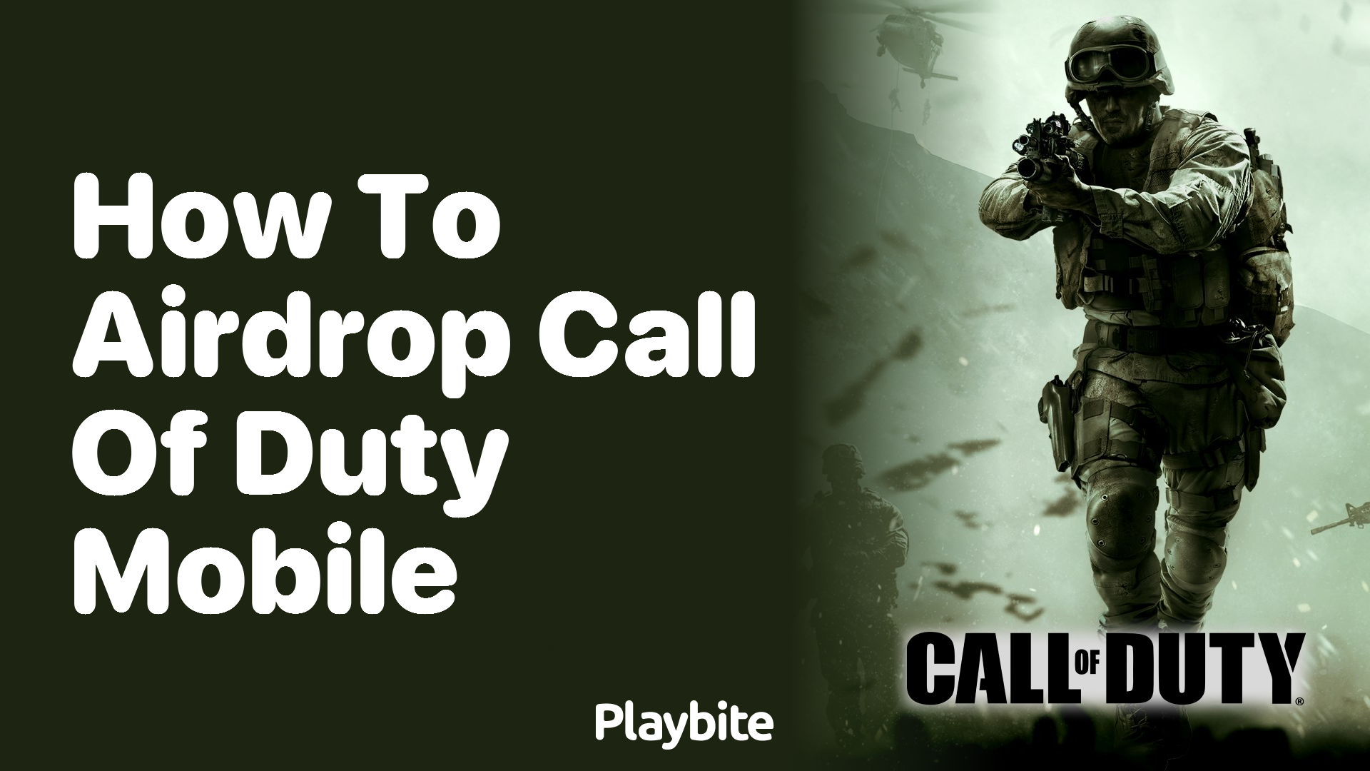 How to Airdrop in Call of Duty Mobile