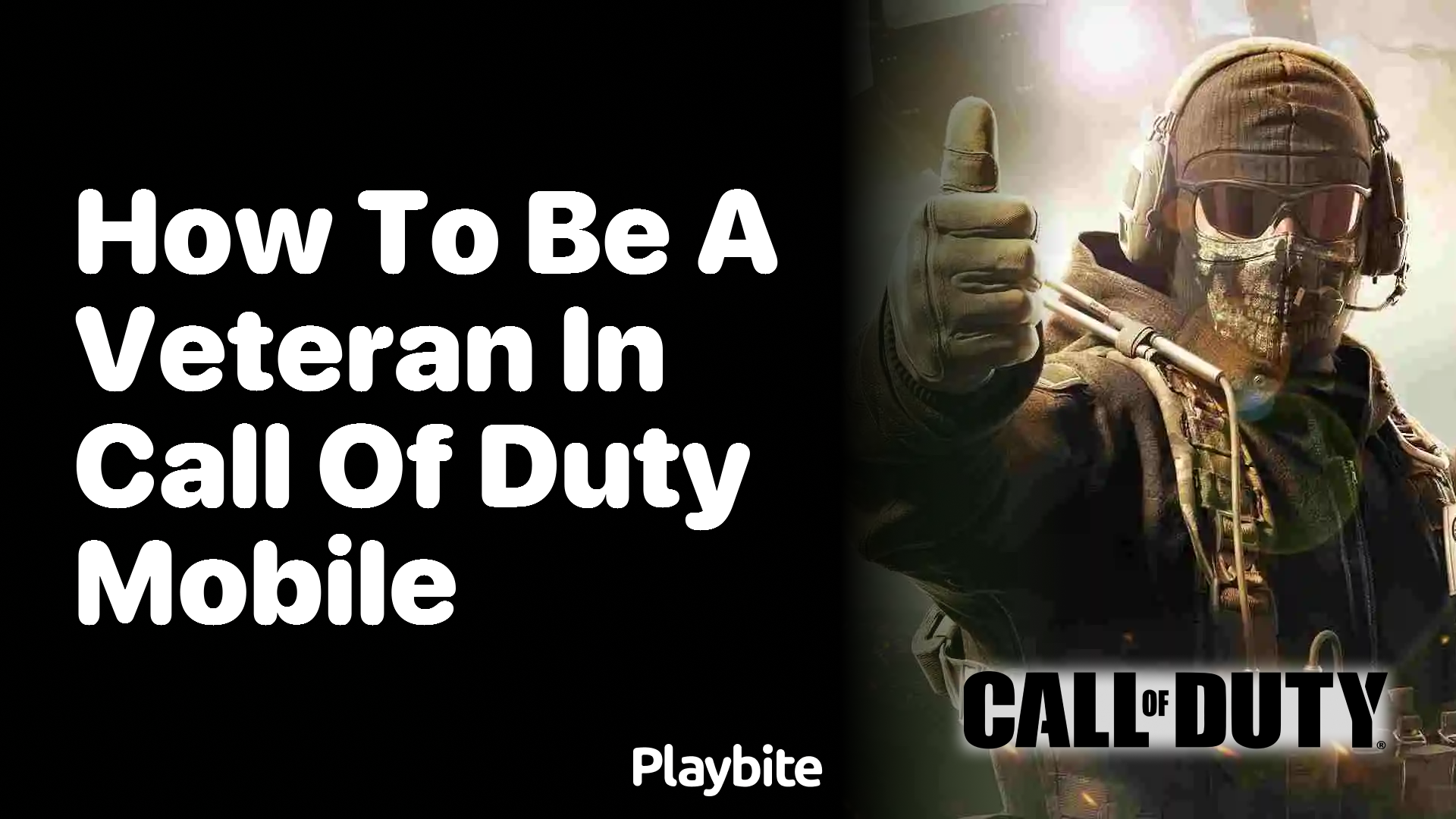 How to Be a Veteran in Call of Duty Mobile