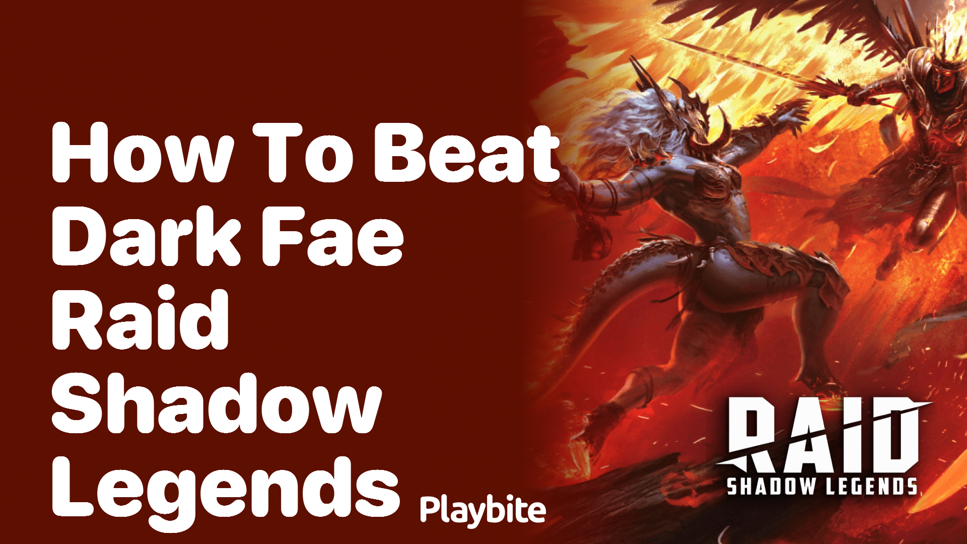 How to Beat Dark Fae in Raid Shadow Legends