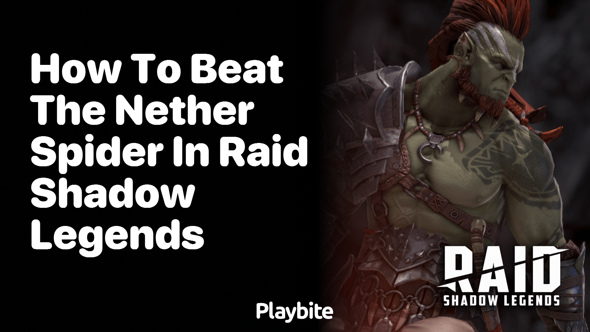 How to Beat the Nether Spider in Raid: Shadow Legends