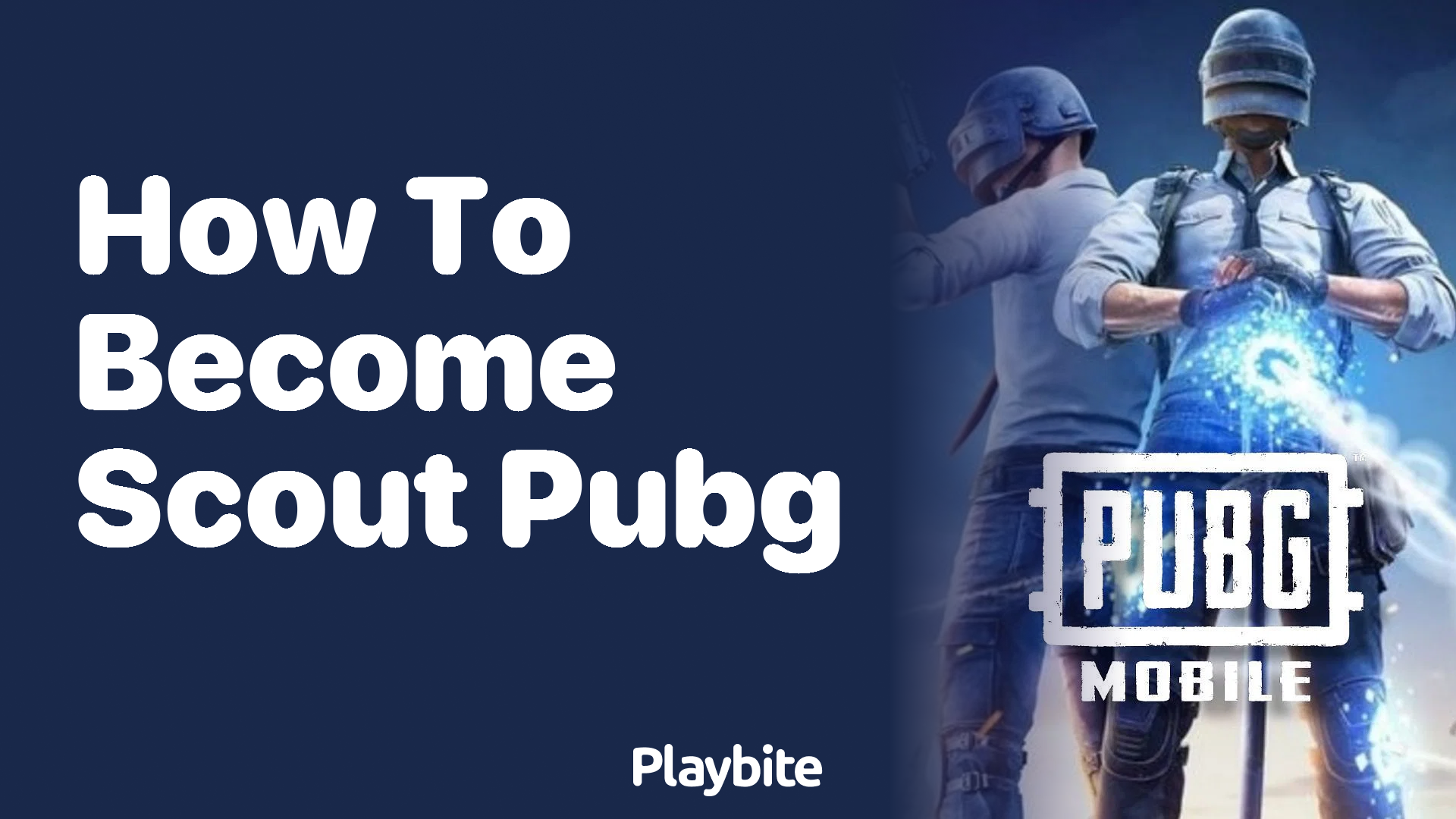 How to Become a Scout in PUBG Mobile