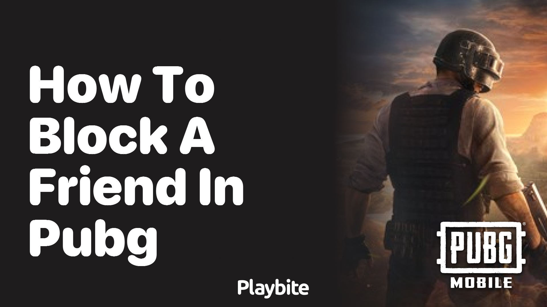 How to Block a Friend in PUBG Mobile