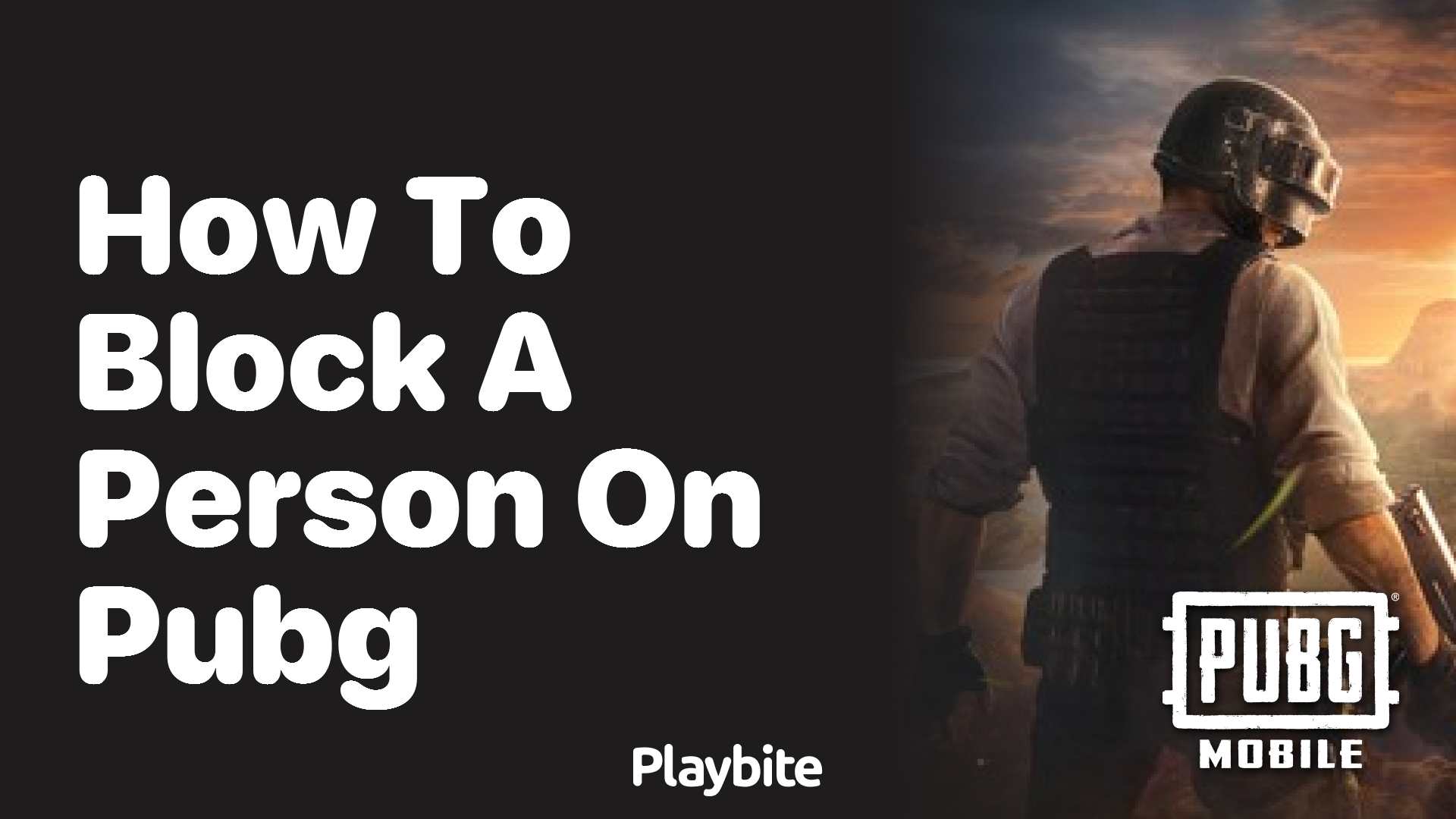 How to Block a Person on PUBG Mobile