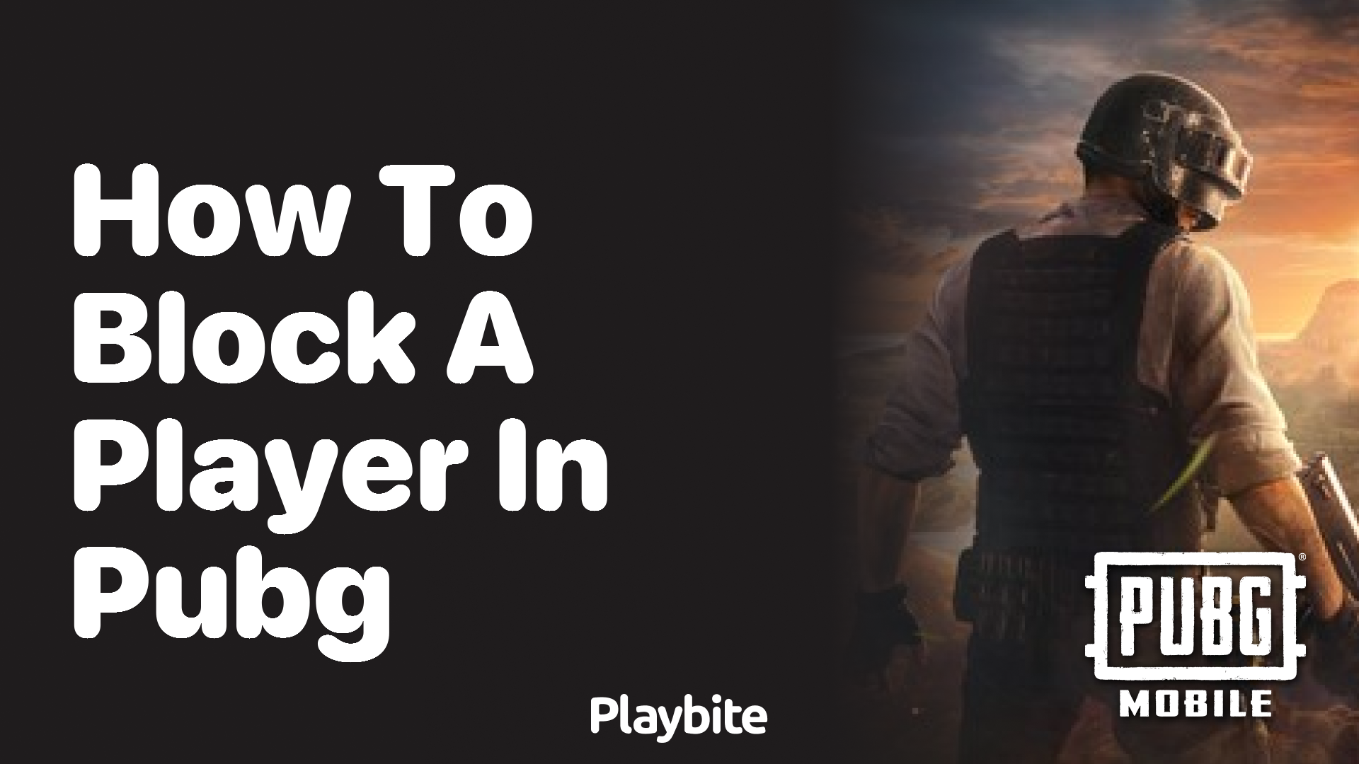 How to Block a Player in PUBG Mobile