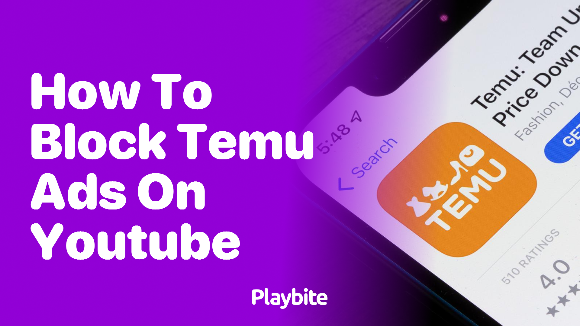 How to Block Temu Ads on YouTube