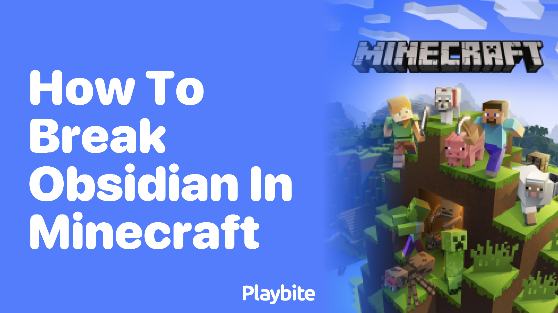 How To Break Obsidian In Minecraft A Quick Guide Playbite 0394