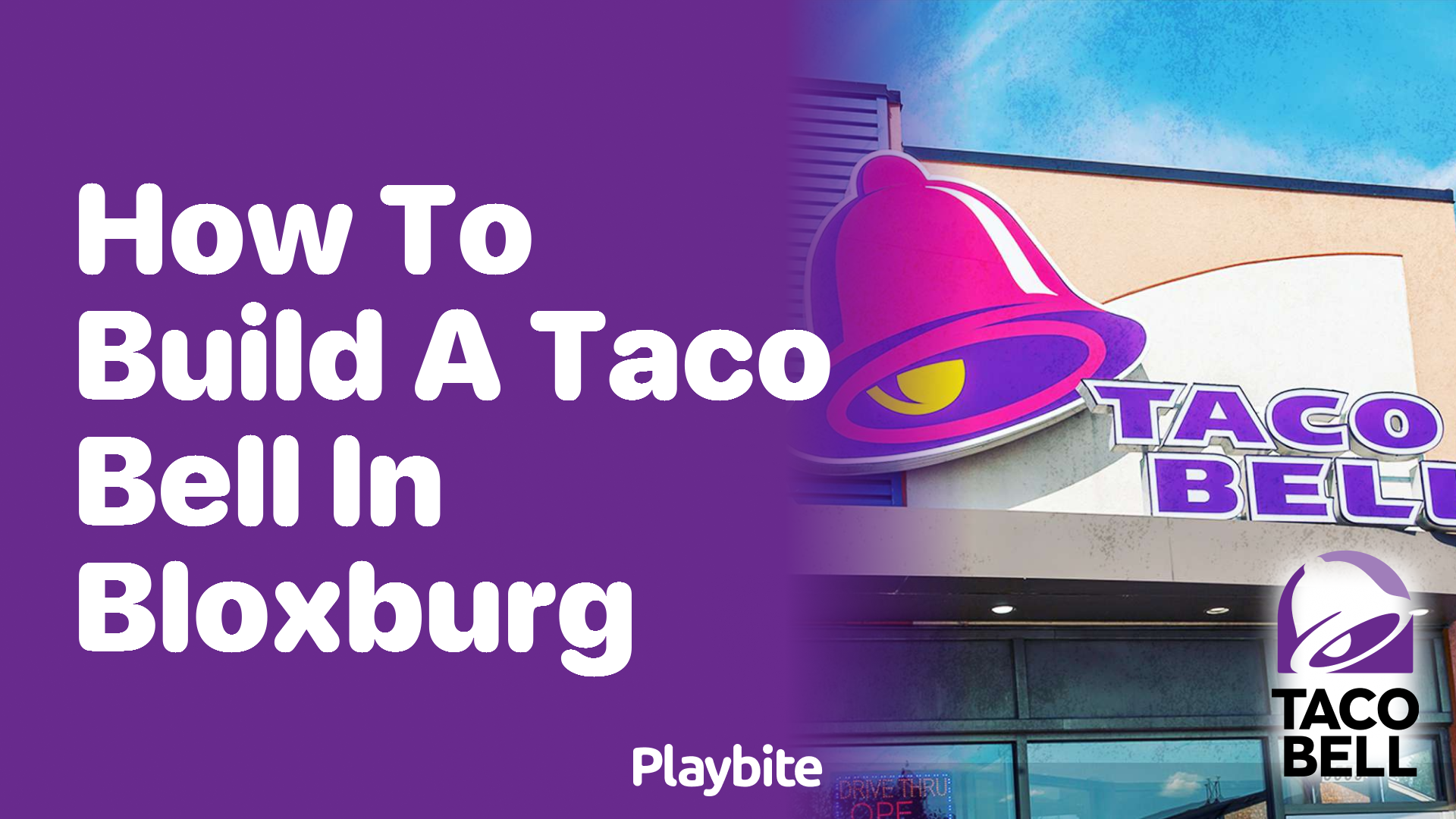 How to Build a Taco Bell in Bloxburg - Playbite