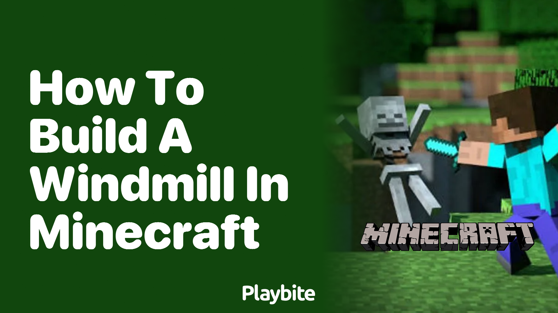 How to Build a Windmill in Minecraft - Playbite