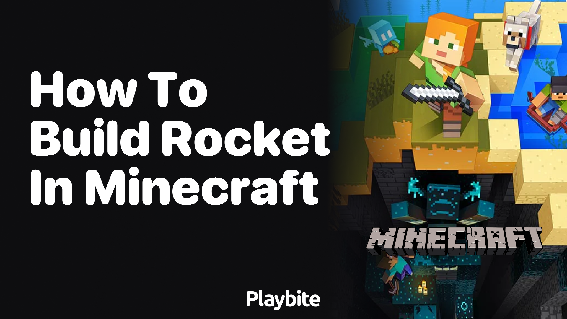 How to Build a Rocket in Minecraft - Playbite