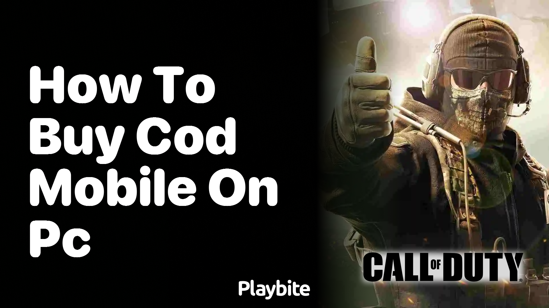 How to Buy COD Mobile on PC: A Simple Guide - Playbite