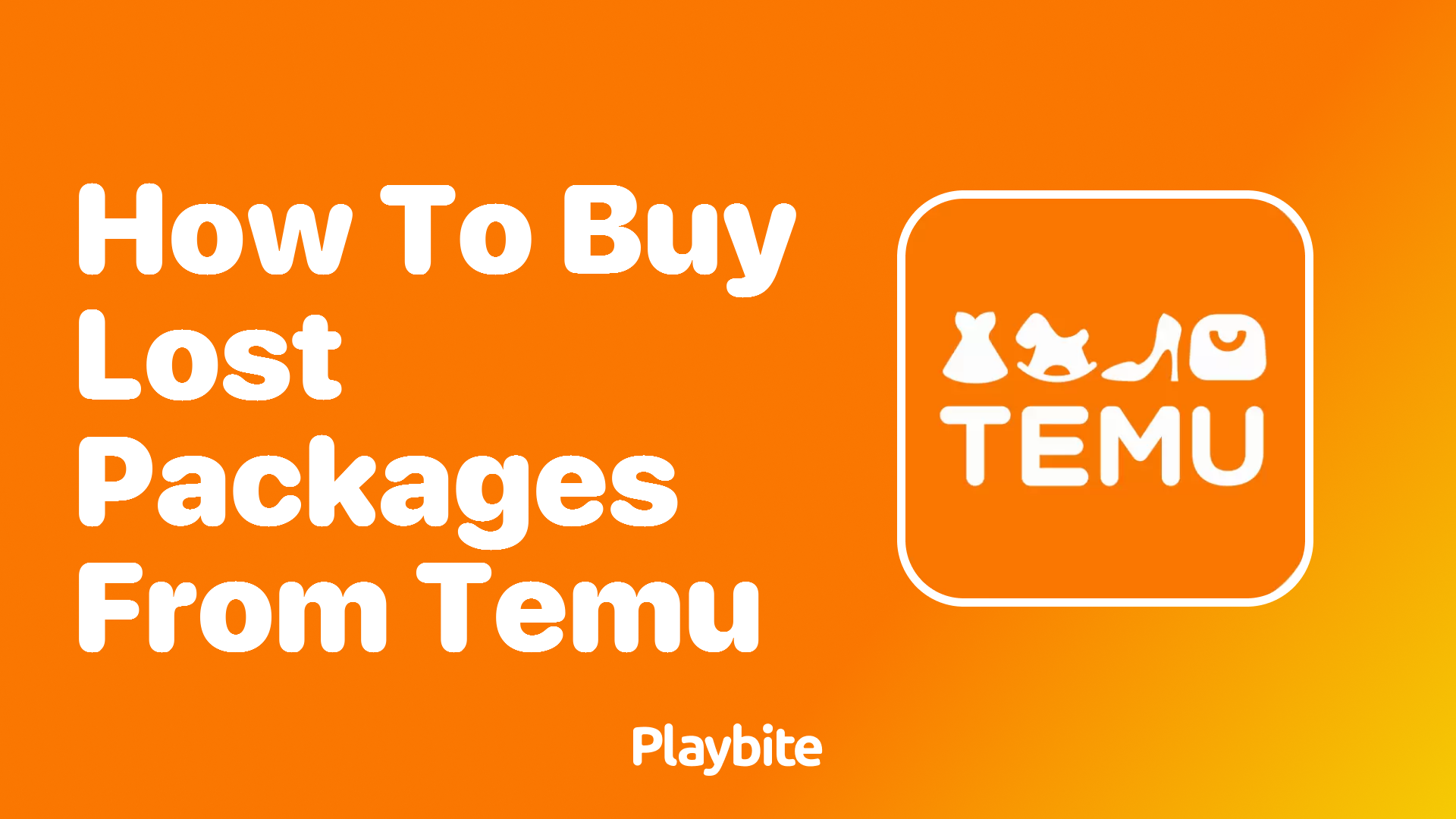 How to Buy Lost Packages from TEMU