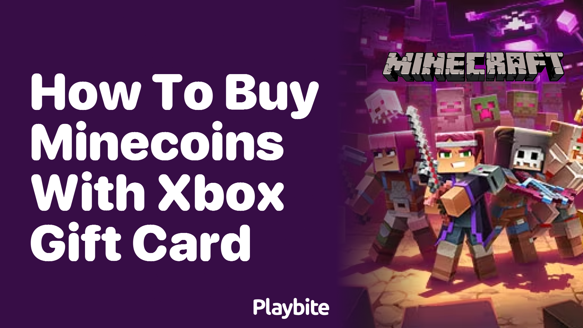 How to Buy Minecoins with an Xbox Gift Card