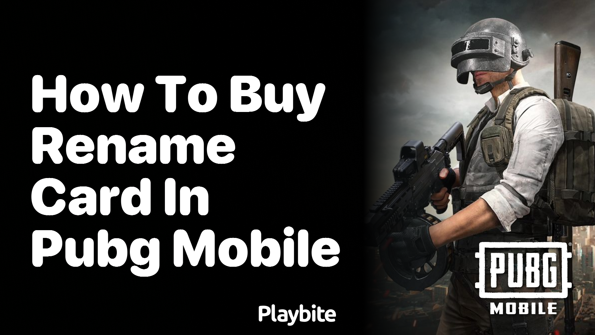 How to Buy a Rename Card in PUBG Mobile