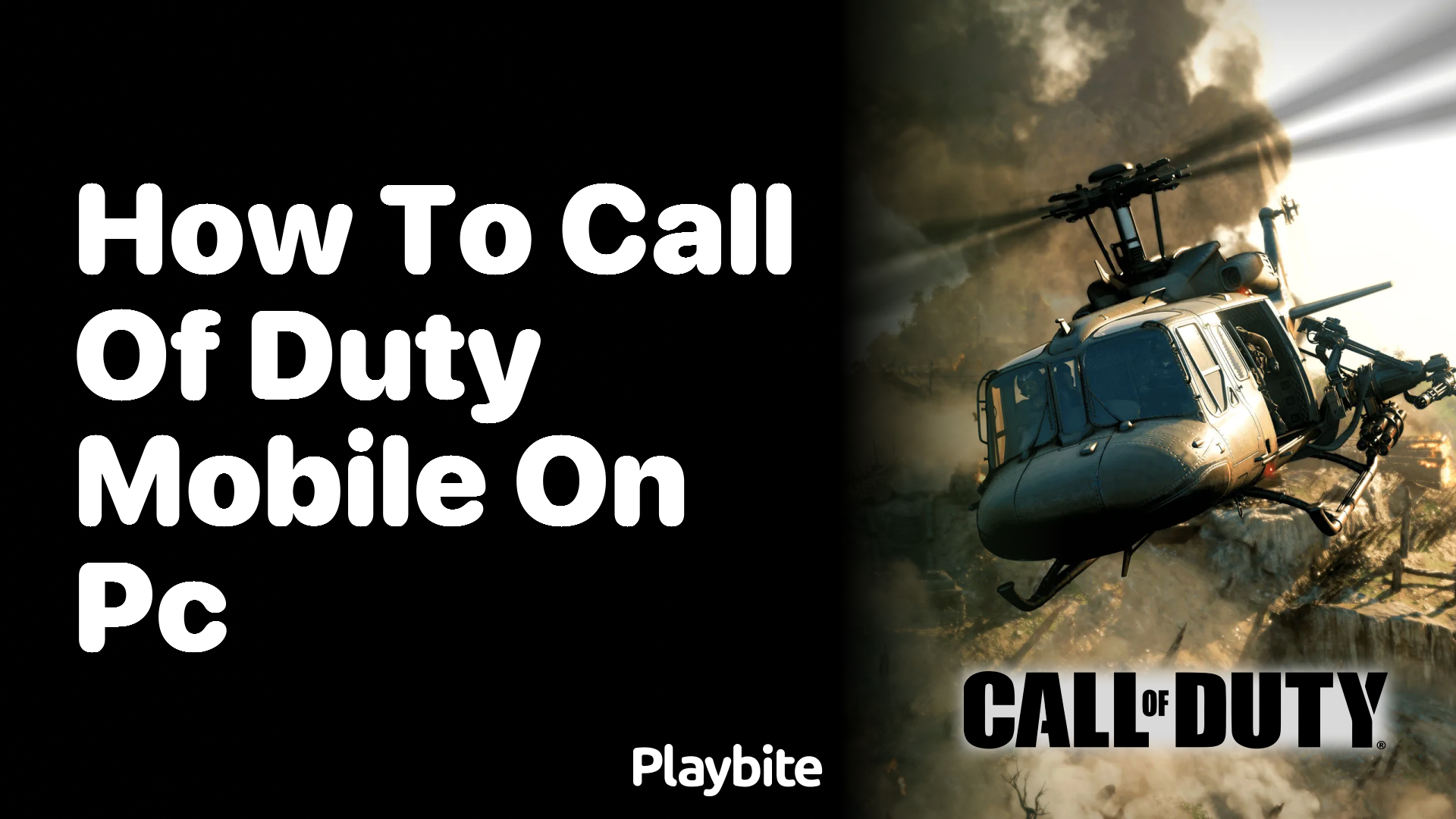 How to Play Call of Duty Mobile on PC