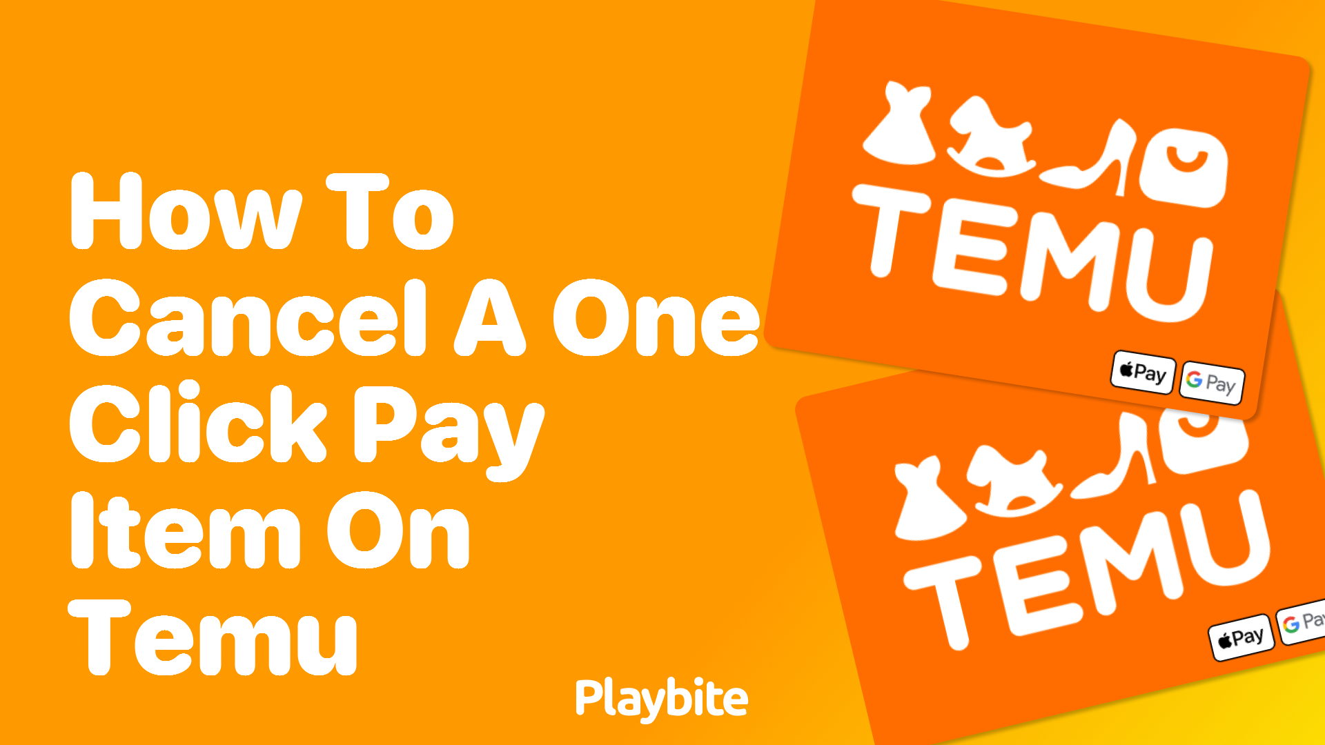 How to Cancel a One-Click Pay Item on Temu