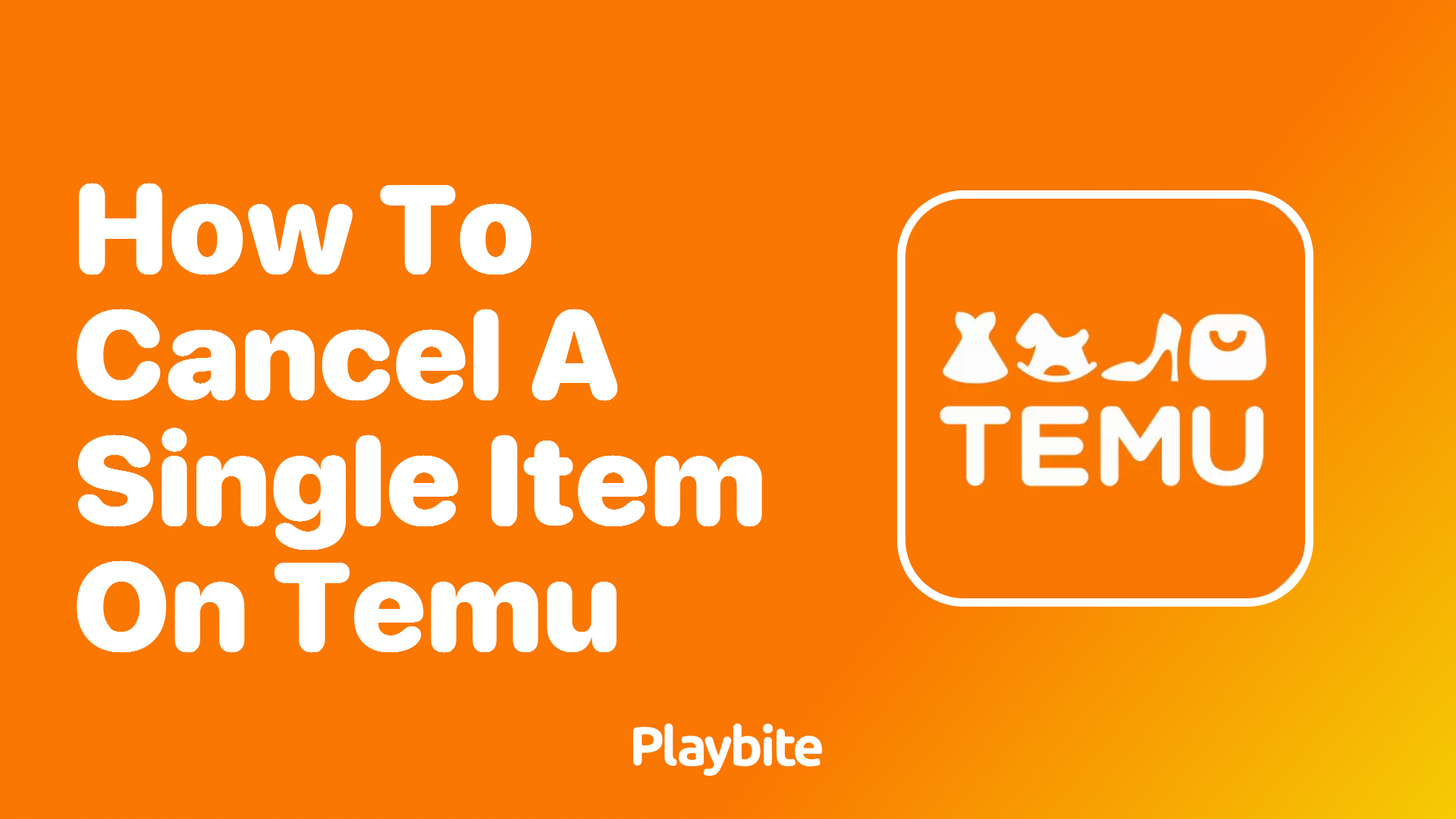 How to Cancel a Single Item on Temu: A Simple Guide