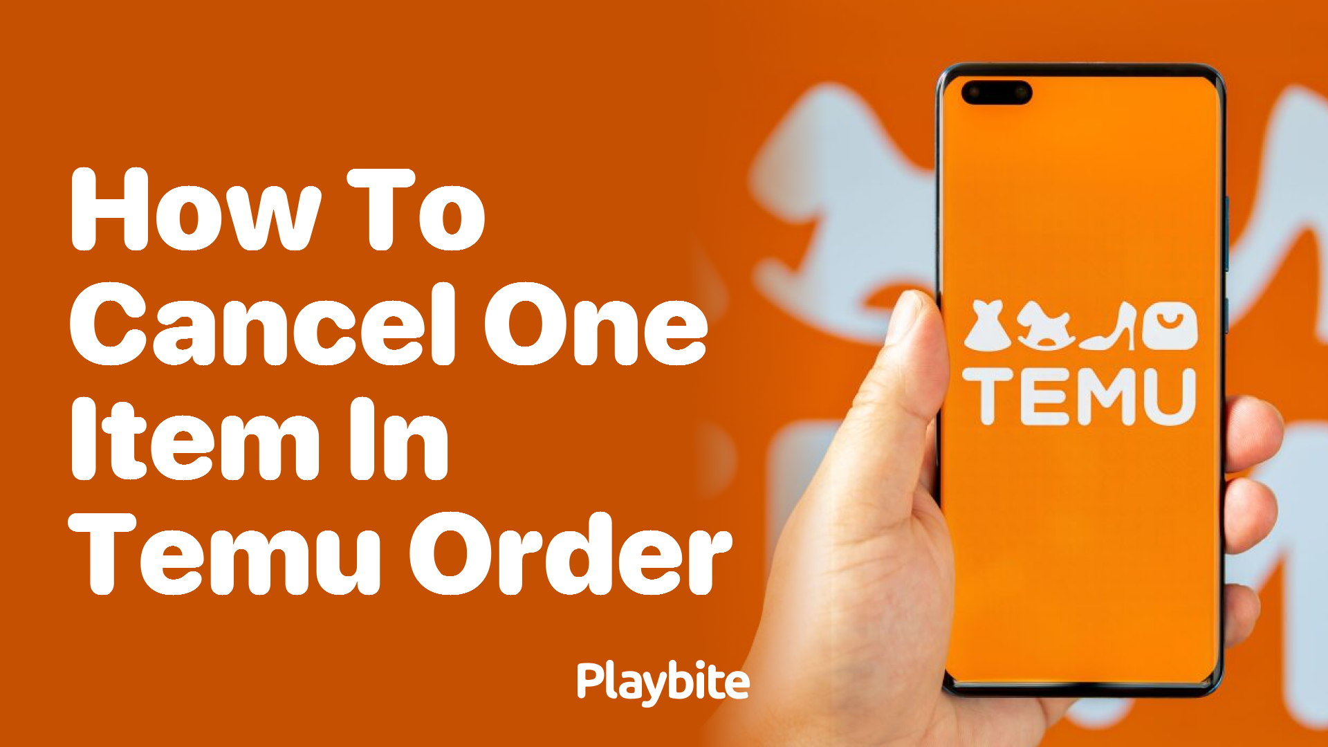 How to Cancel One Item in Your Temu Order