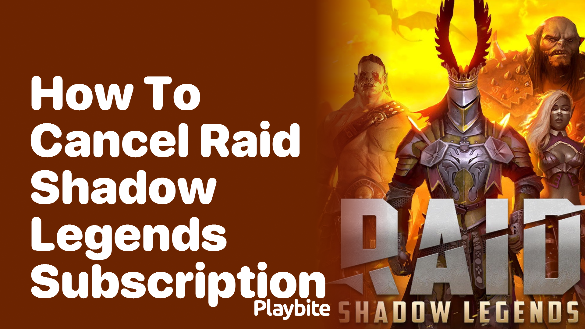 How to Cancel Your Raid Shadow Legends Subscription